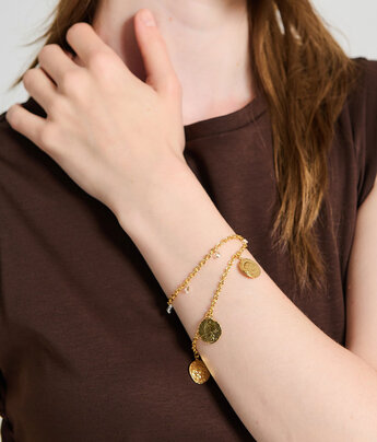 ダブルチェーン ブレスレット《ESTNATION EXCLUSIVE》