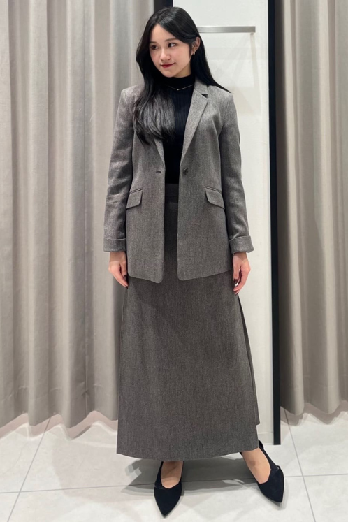 ツイードライクセットアップ/全身