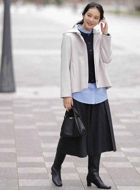 ウールモッサ ショートコート