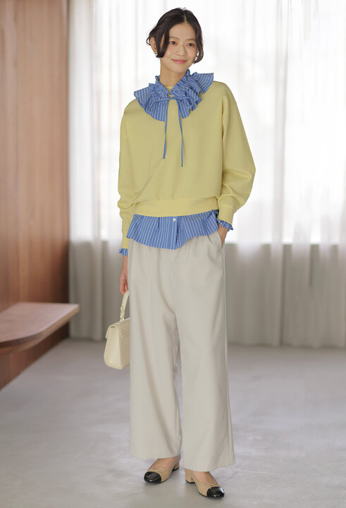 オーガンスウェット ニット