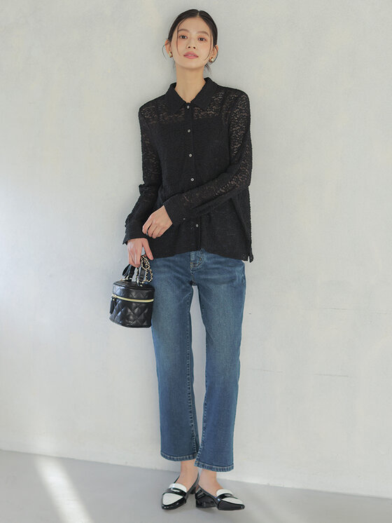 フラワーチュールブラウスライク カットソー