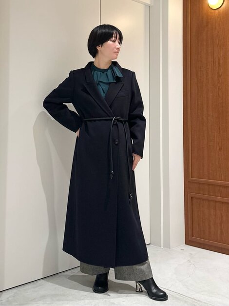 カシミヤロングコート