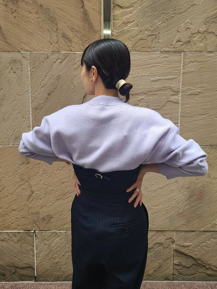 ラベンダープルオーバー