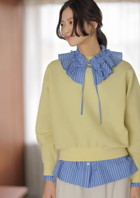 オーガンスウェット ニット