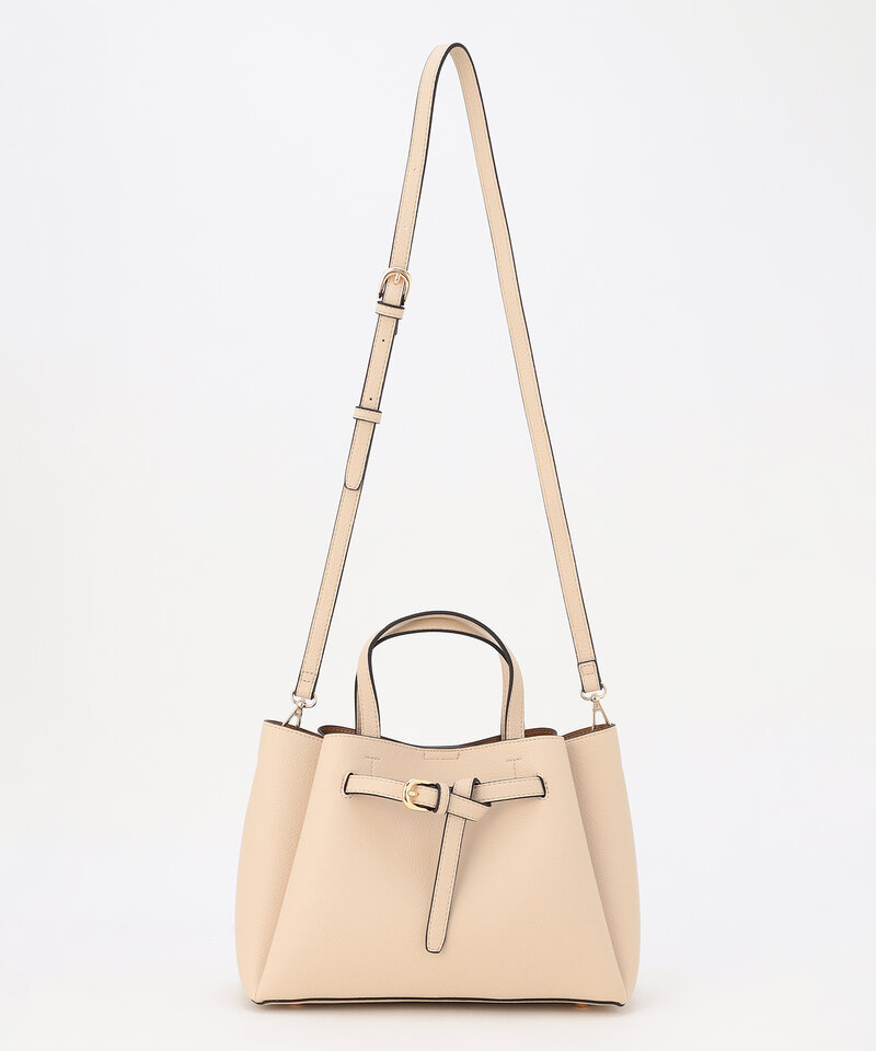 フロントベルト2WAYハンド バッグ