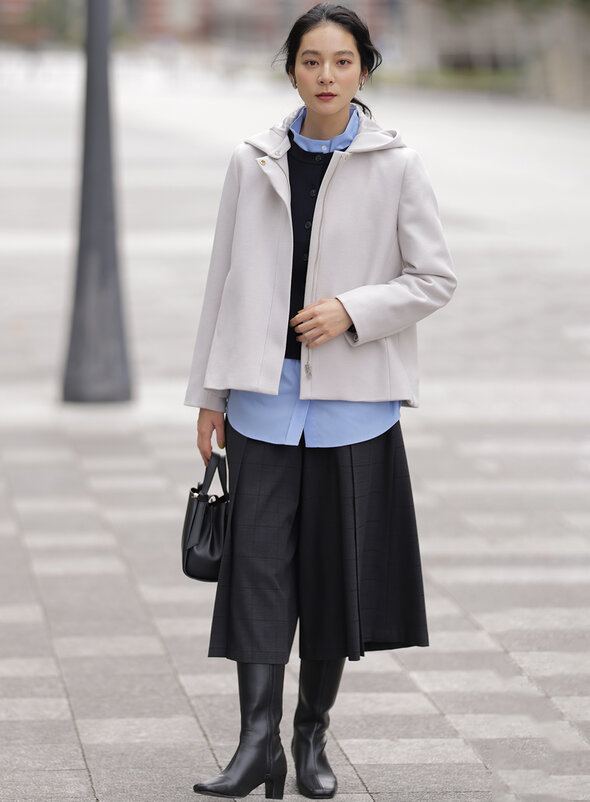 ウールモッサ ショートコート