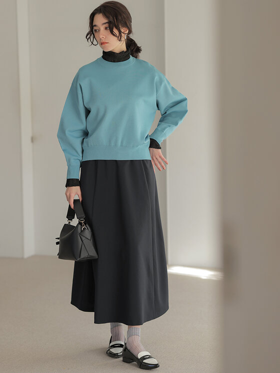 フラワーチュールタートルネック カットソー