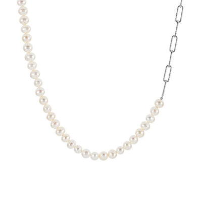 VERY × ４℃ コラボ シルバー×淡水パール ネックレス（サブバッグ付き）ください