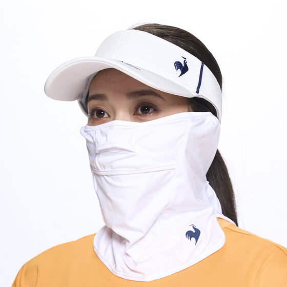 ゴルフコーデレディース　クーリングUVフェイスカバー