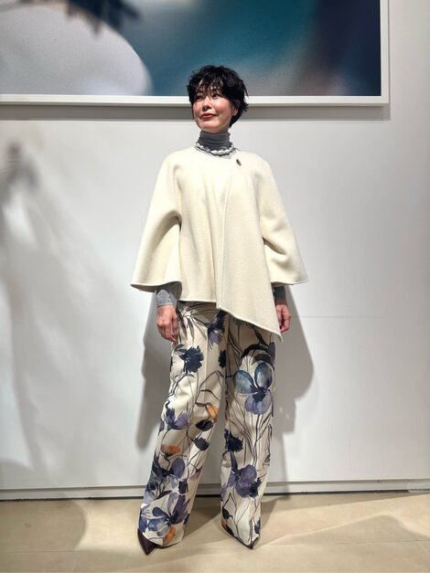 カシミヤショートコート