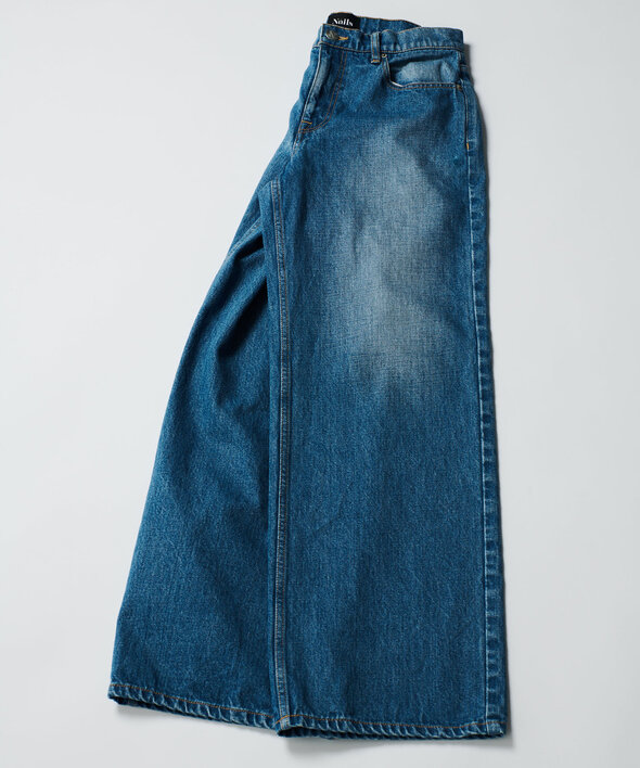 ワイドバギー デニムパンツ