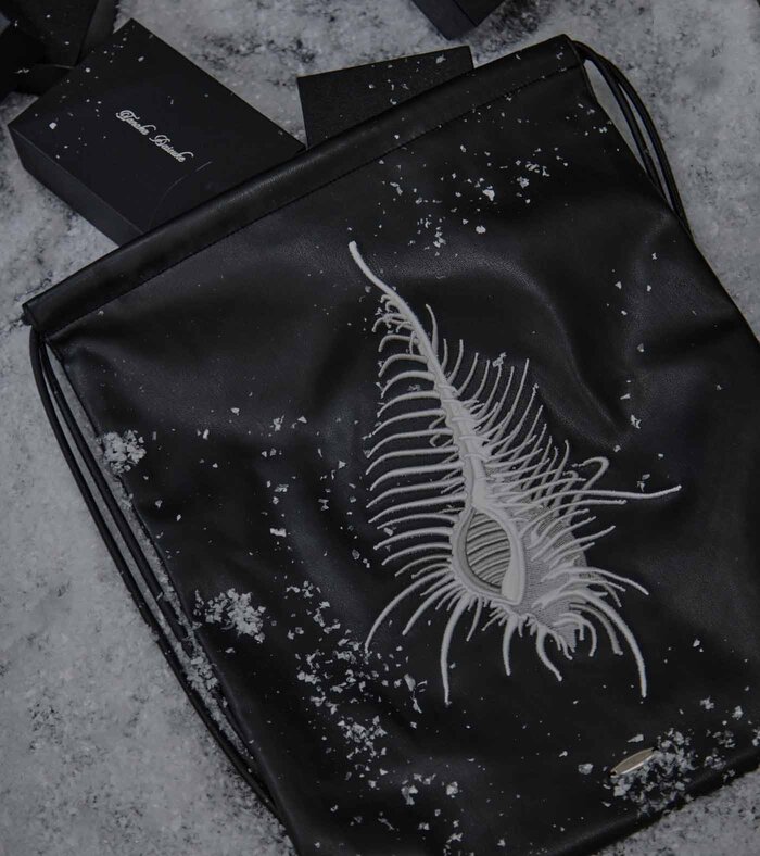 別注AKKIGAI drawstring backpack