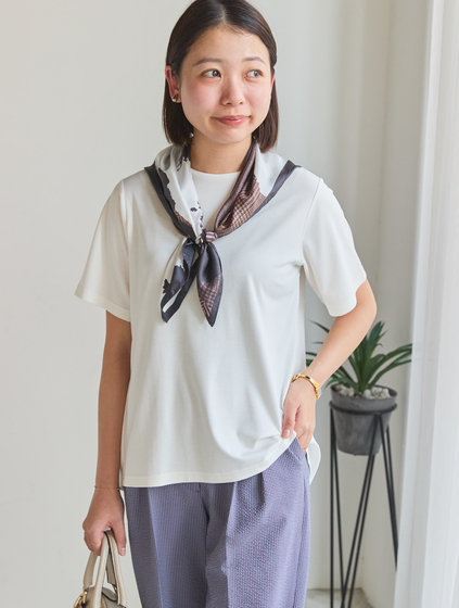 バックフレアTシャツ　アップ