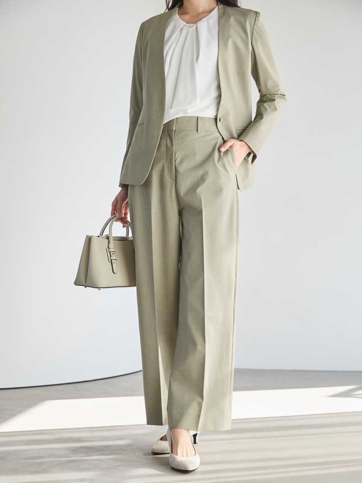 軽量×グリーン　パンツアップ