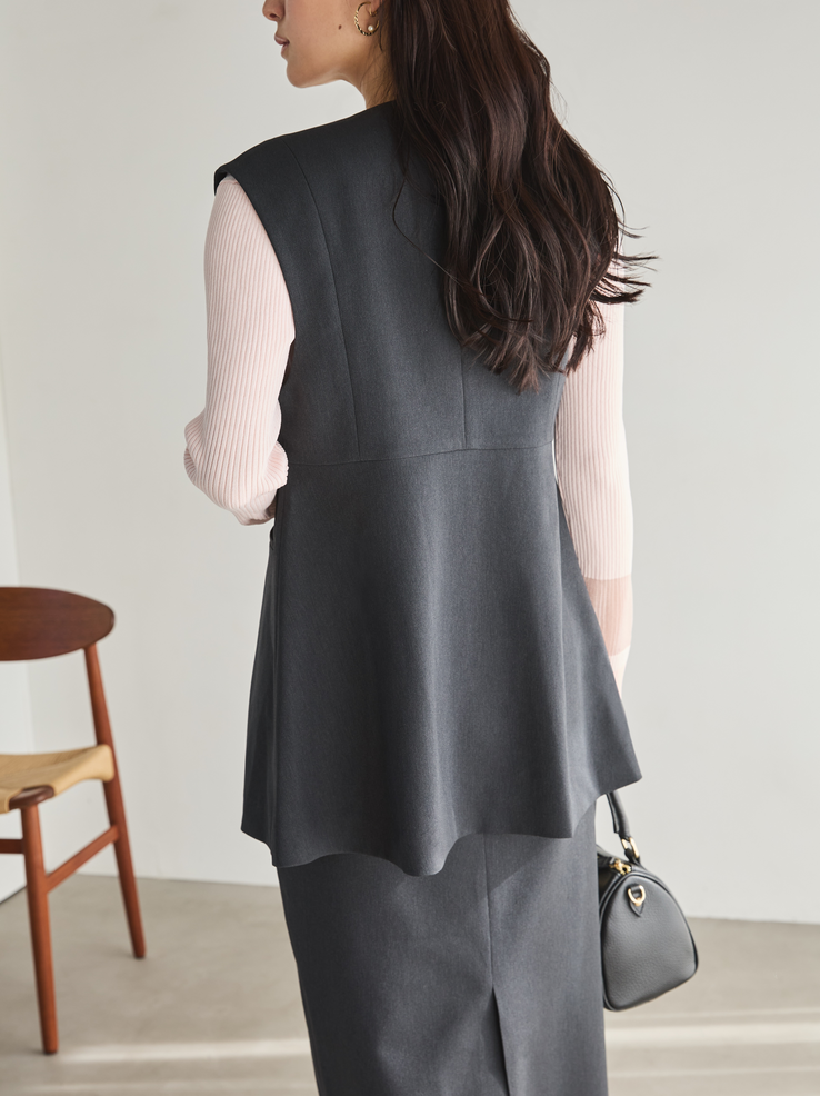 anysy シャンブレーツイル　後ろ