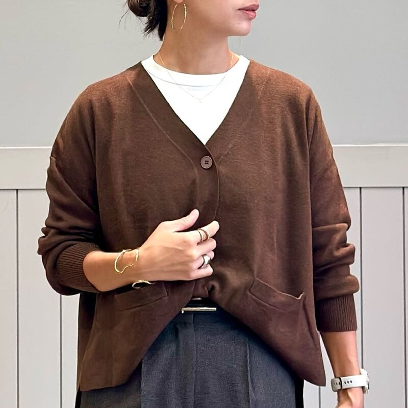 オーバーサイズカーディガン