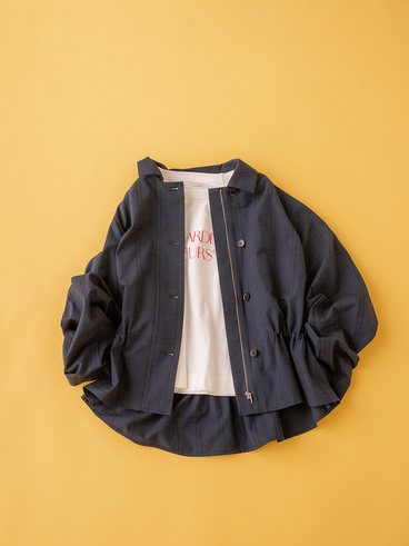 ネイビーブルゾンの画像