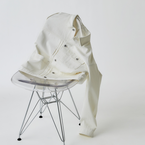 オーバーデニムブルゾン