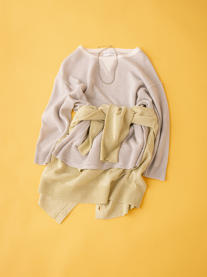 ブルーシャツ平置き画像