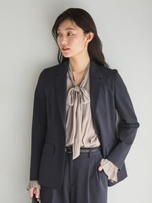 ストレッチ×ネイビー