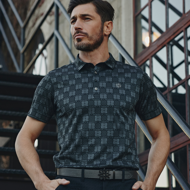 SAモノグラムシャツ