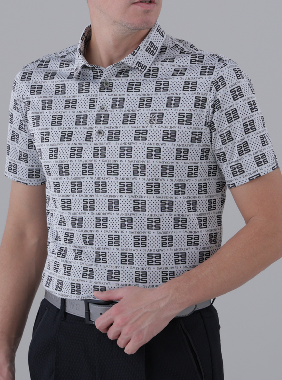 SAモノグラムシャツ