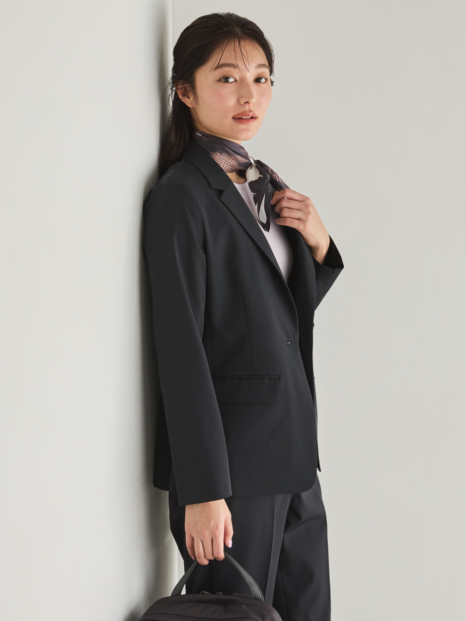 ストレッチ×ブラック　正面