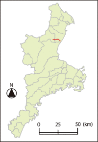 三重県道645号上野鈴鹿線の画像