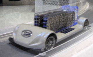 貴金属フリー液体燃料電池車の画像