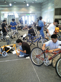 自転車安全整備士の画像