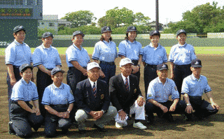 ソフトボール審判員の画像