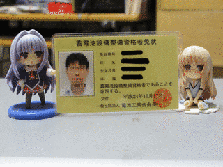 蓄電池設備整備資格者の画像