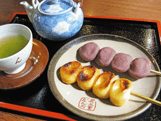 羽二重団子の画像