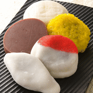 五色生菓子の画像