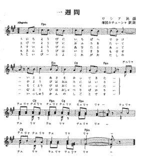 一週間の画像