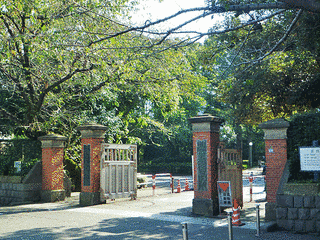 学生通りの画像