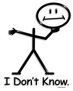 I DON'T KNOW!の画像