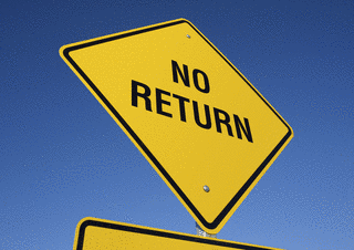 NO RETURNの画像