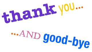 THANK YOU & GOOD BYEの画像