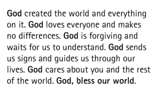 GOD BLESS THE WORLDの画像