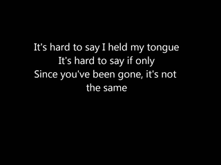 HARD TO SAYの画像