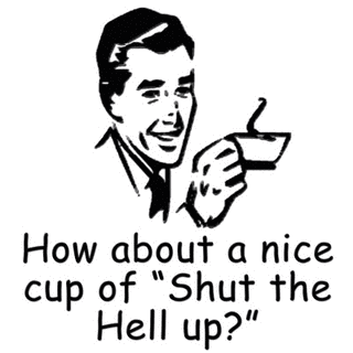 SHUT UPの画像