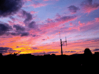 空がきれいの画像