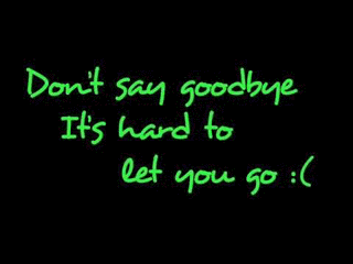 DON'T SAY GOOD-BYEの画像