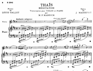 タイスの瞑想曲の画像