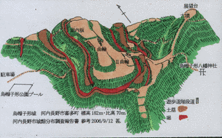 烏帽子形城の画像