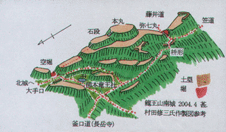龍王山城の画像