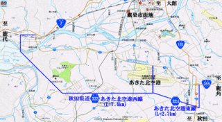秋田北バイパスの画像
