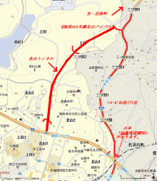 北山バイパスの画像
