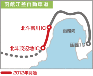 函館江差自動車道の画像
